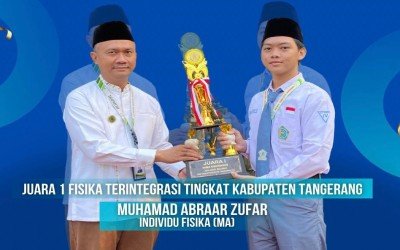 JUARA 1 LOMBA FISIKA TERINTEGERASI TINGKAT KAB.TANGERANG