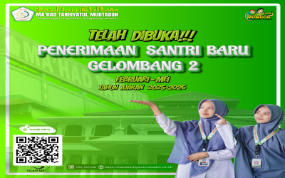Penerimaan Santri Baru Gelombang 2